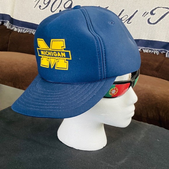 🌹Vintage UofM Wolverines Baseball Cap (2024 Rose Bowl and National Champions!) - Picture 2 of 11